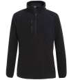 BK484 4642 Brook Taverner Ashton Core 1/4 Zip Fleece Black colour image
